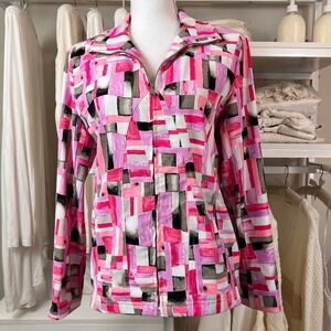 Erin London Small Activewear Stretch workout Jacket Women size small Item #0335